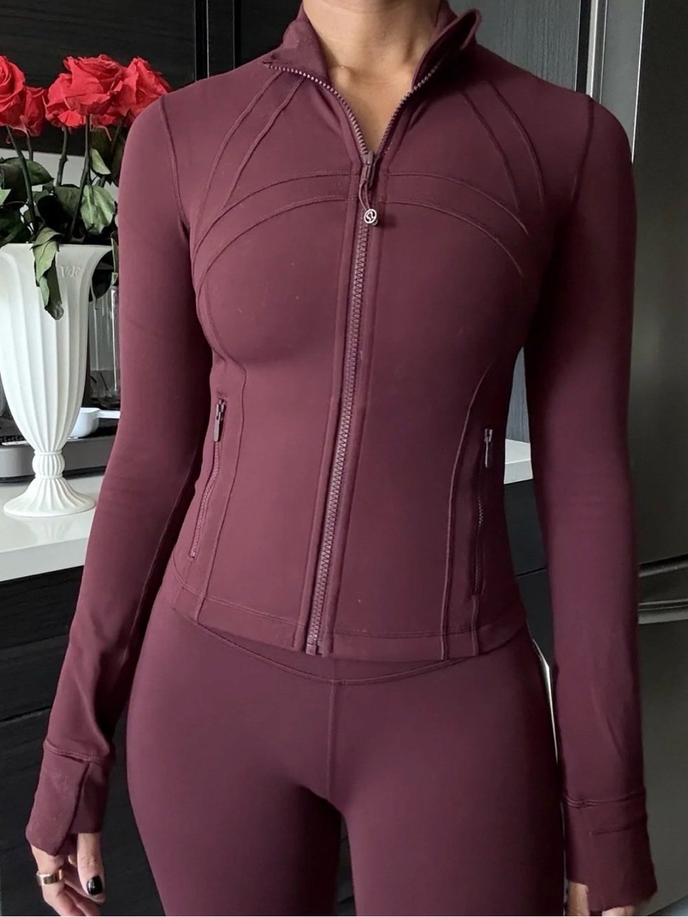 lululemon garnet cropped define jacket